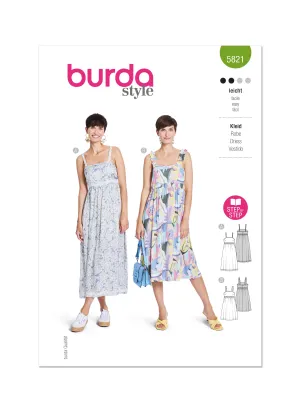 Burda Pattern B5821 Misses' Dress