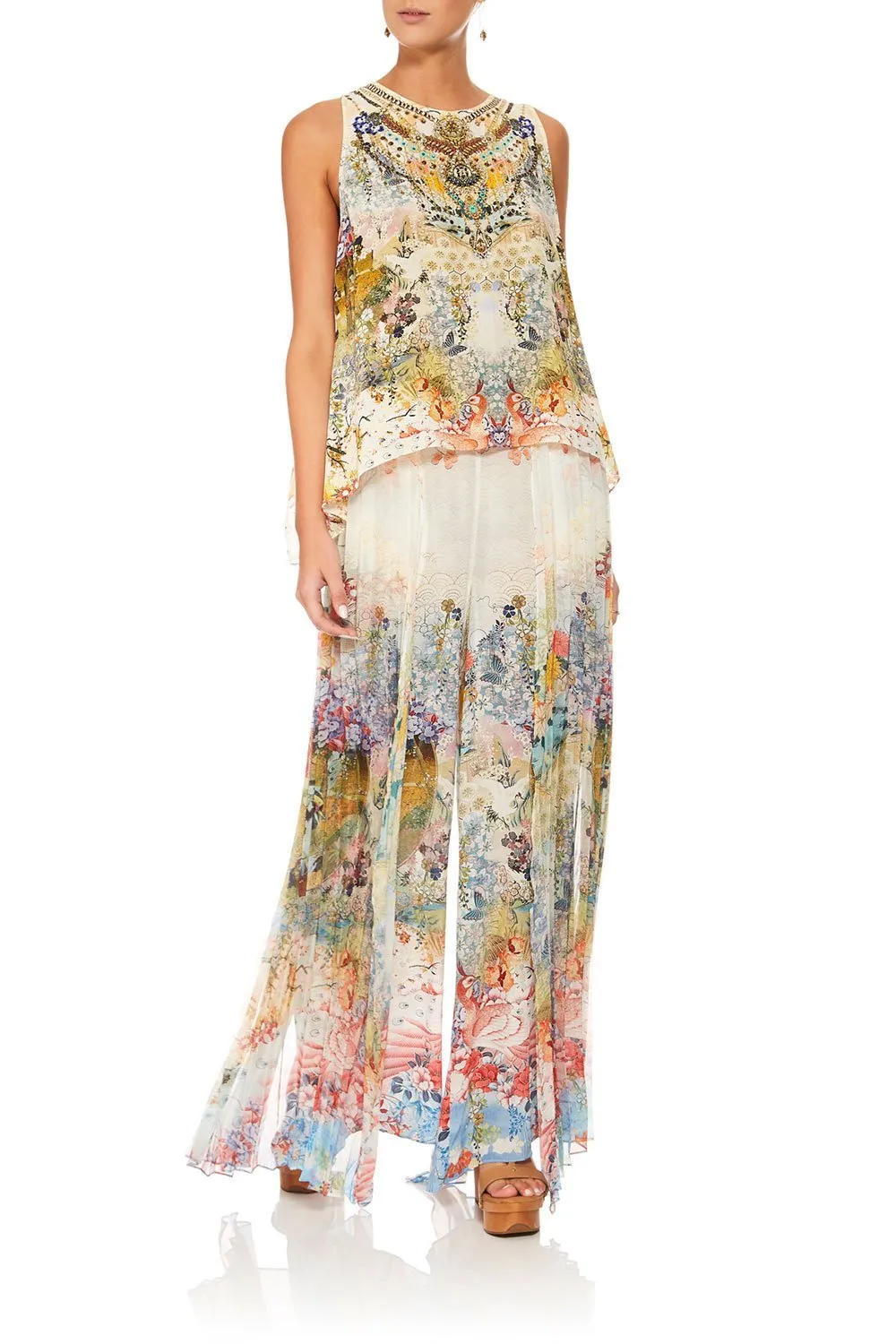 BUTTON BACK TOP LADY LABYRINTH