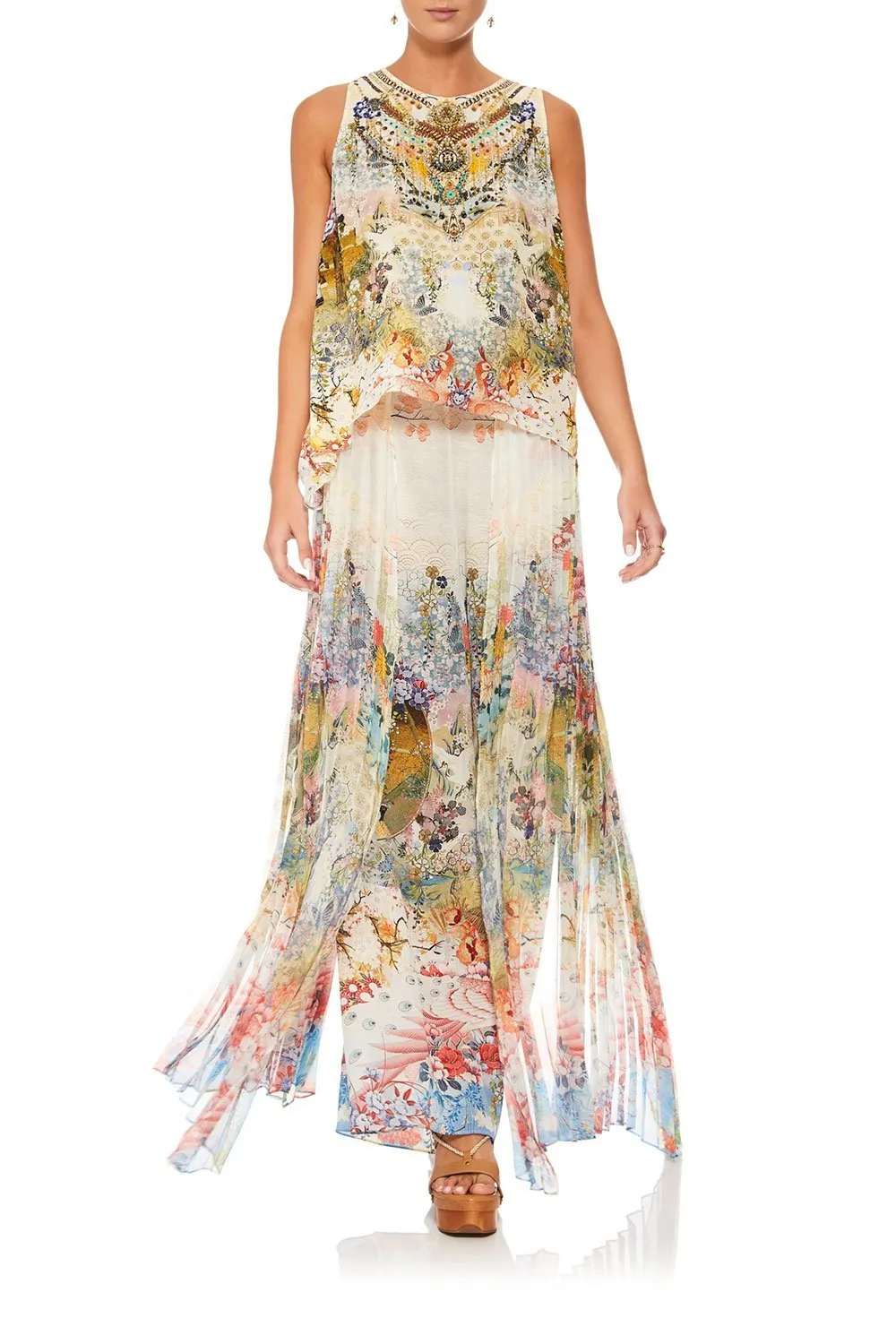 BUTTON BACK TOP LADY LABYRINTH