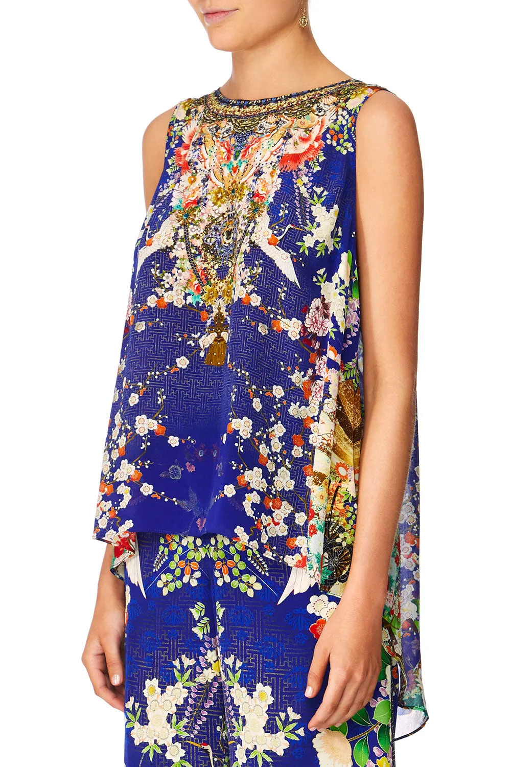 BUTTON BACK TOP MAIKOS MIDNIGHT