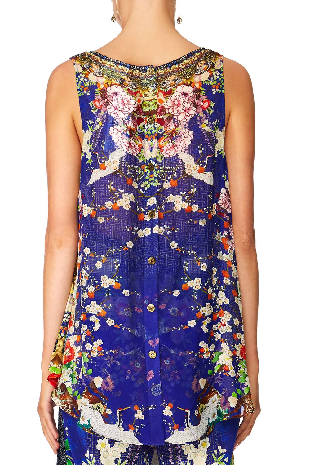 BUTTON BACK TOP MAIKOS MIDNIGHT