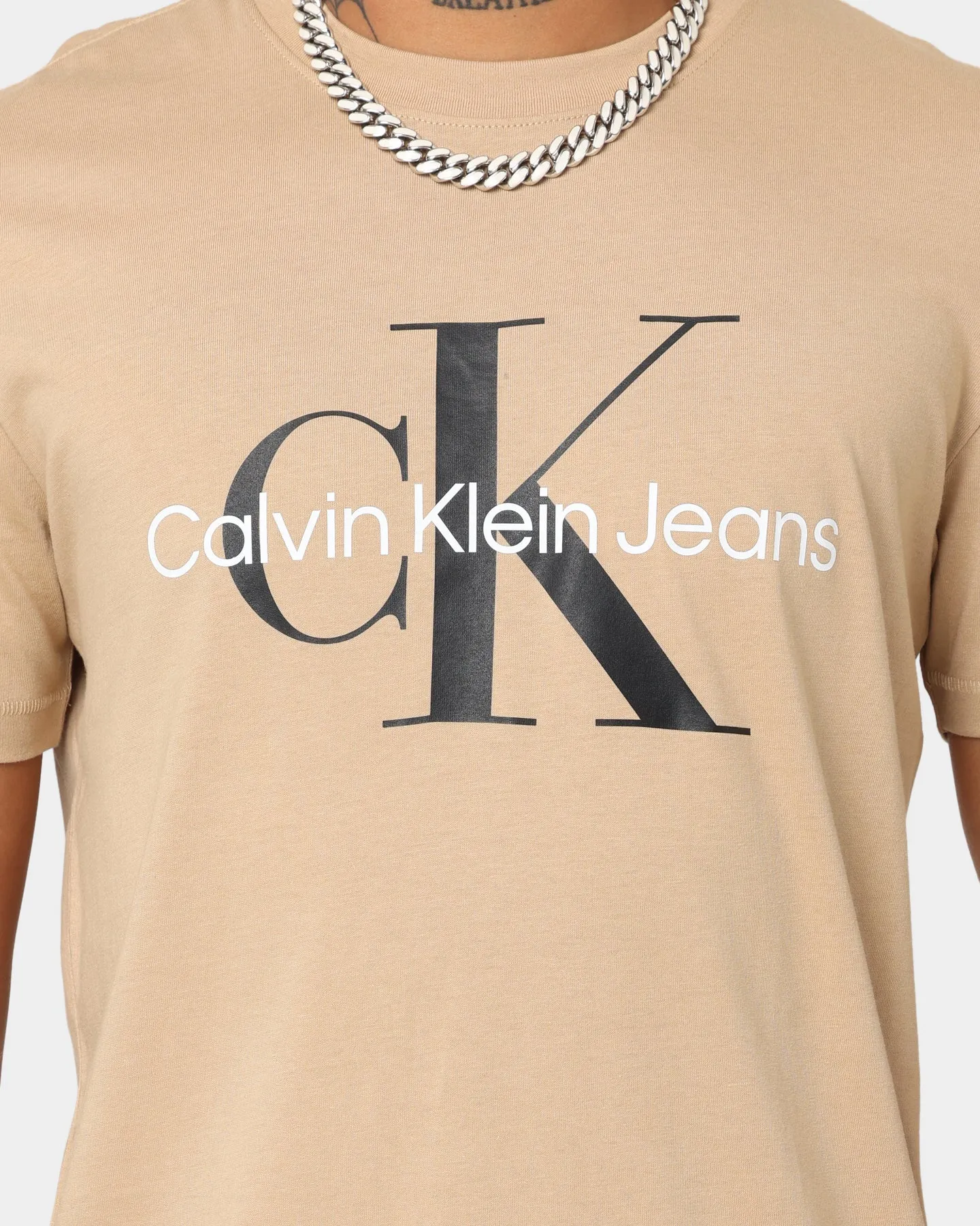 Calvin Klein Seasonal Monogram T-Shirt Tawny Sand