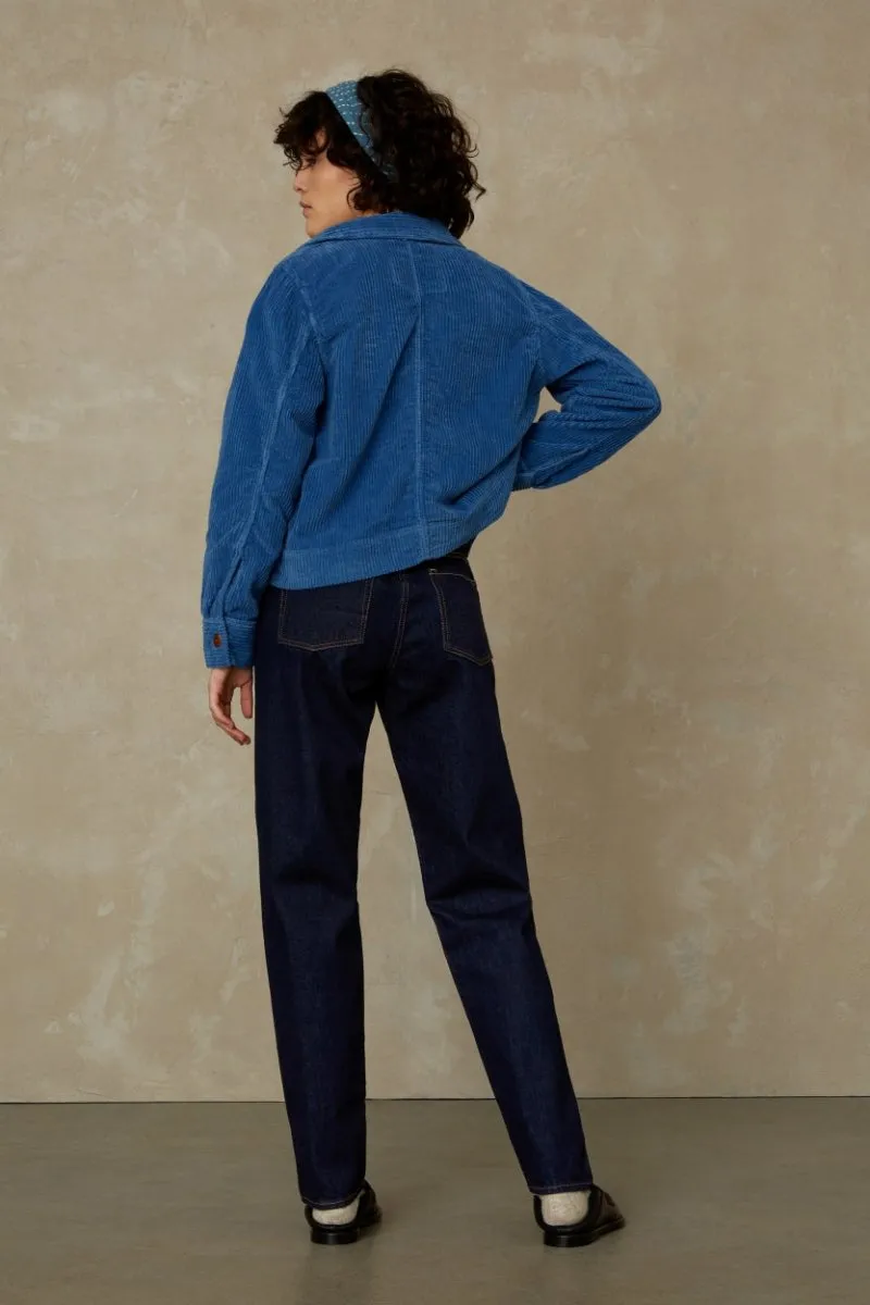Caroline Cropped Selvage | Clean Quarzo Organic Rinse