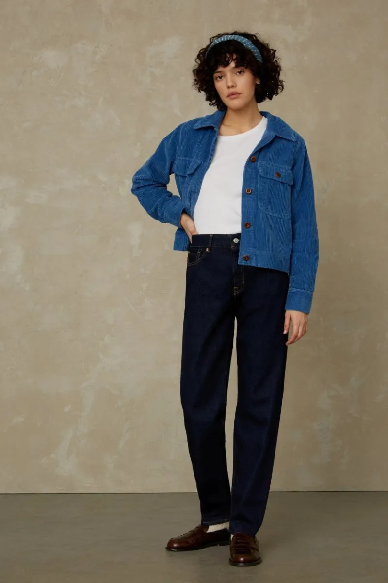 Caroline Cropped Selvage | Clean Quarzo Organic Rinse