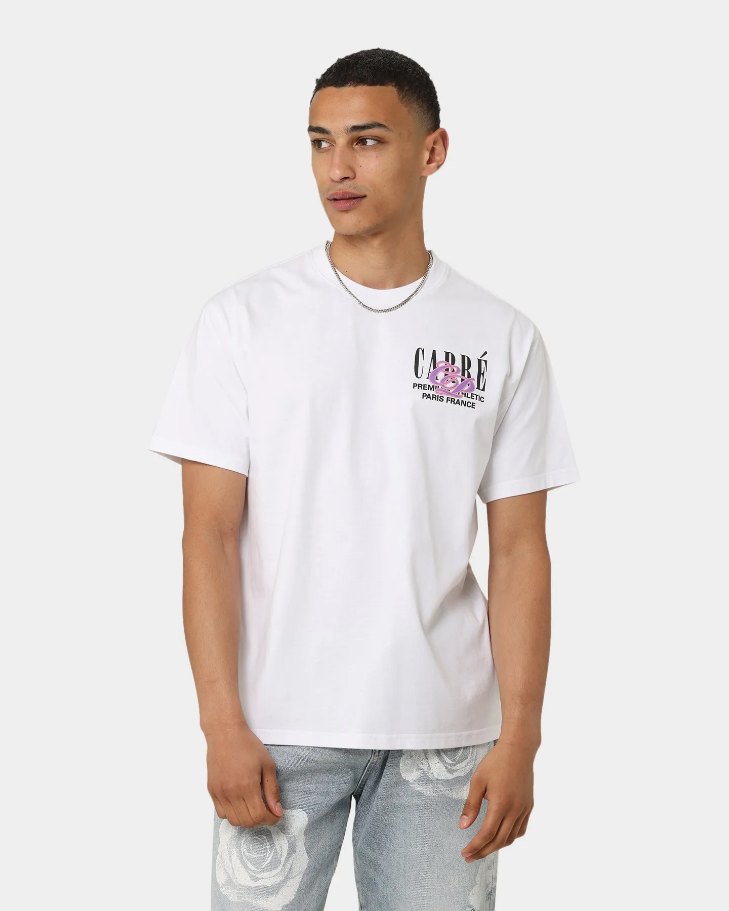 Carré Top Team Oversized T-Shirt White