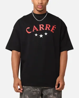 Carre Athletic Prestige Mock Neck T-Shirt Black