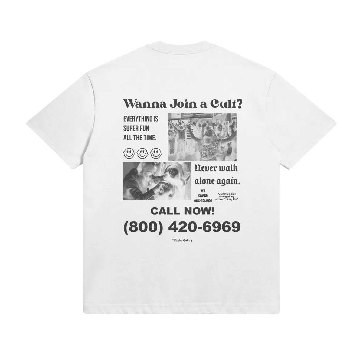 Cult Tee (White or Black)