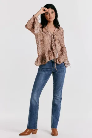 Dear John Blaire High Rise Ankle Slim Straight Jeans Lillie