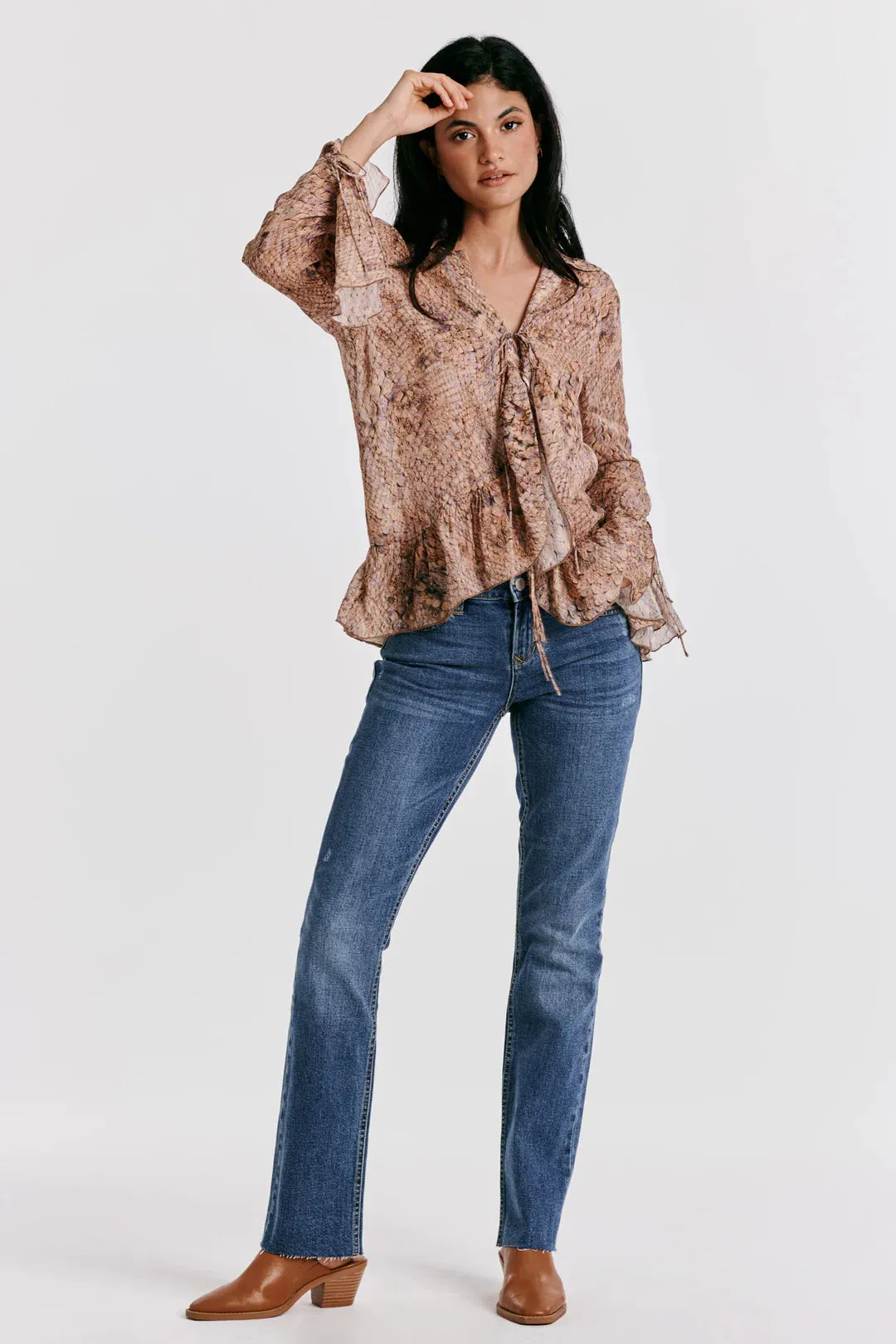 Dear John Blaire High Rise Ankle Slim Straight Jeans Lillie