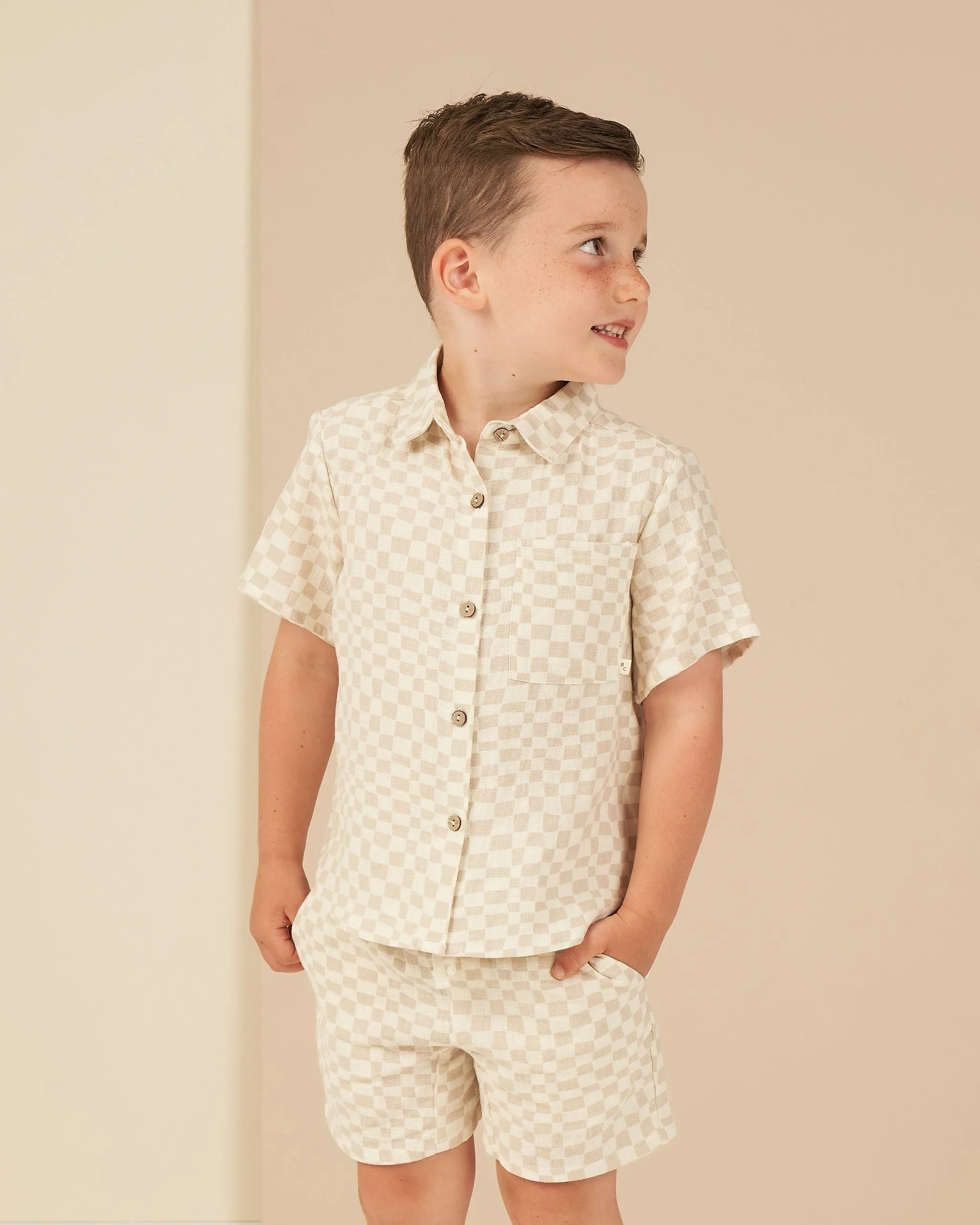 Dove Check Bermuda Shorts