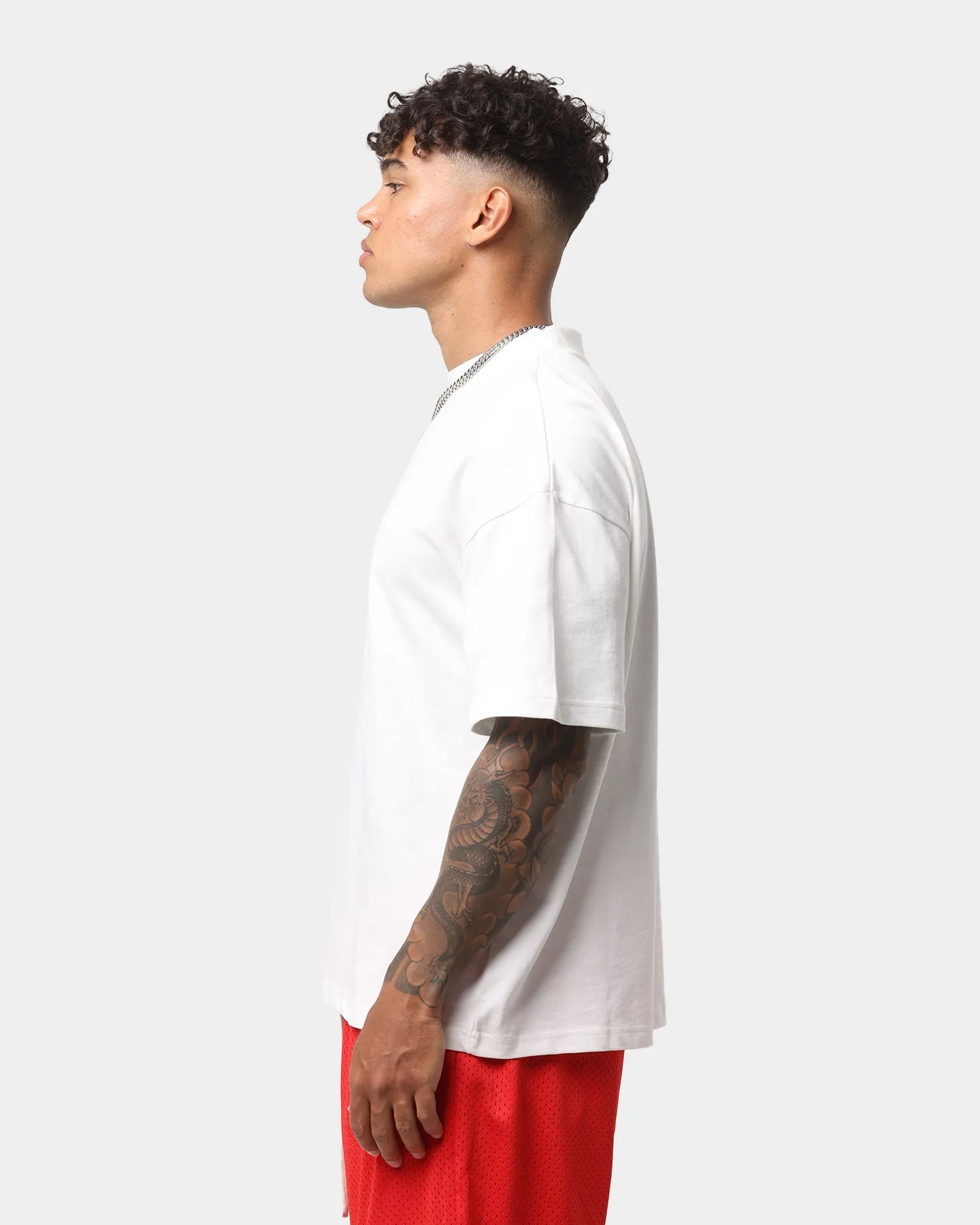 EN ES Origins High Neck T-Shirt Off White