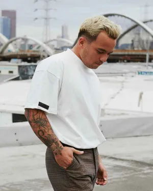 EN ES Origins High Neck T-Shirt Off White