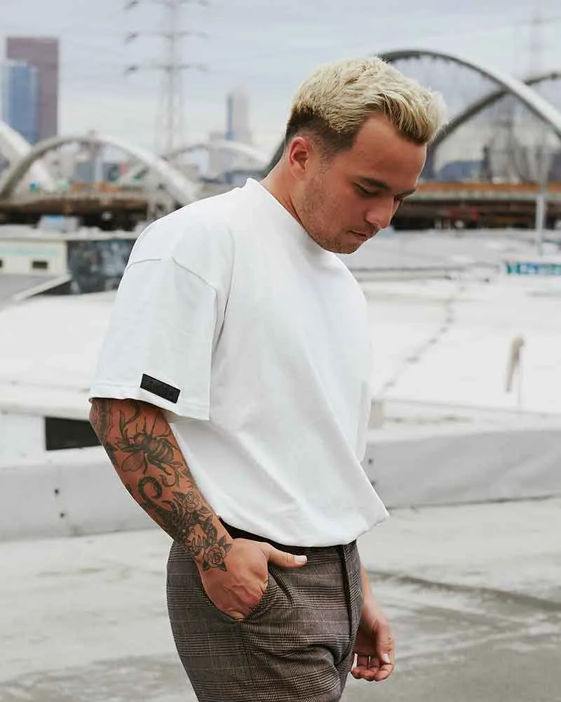 EN ES Origins High Neck T-Shirt Off White