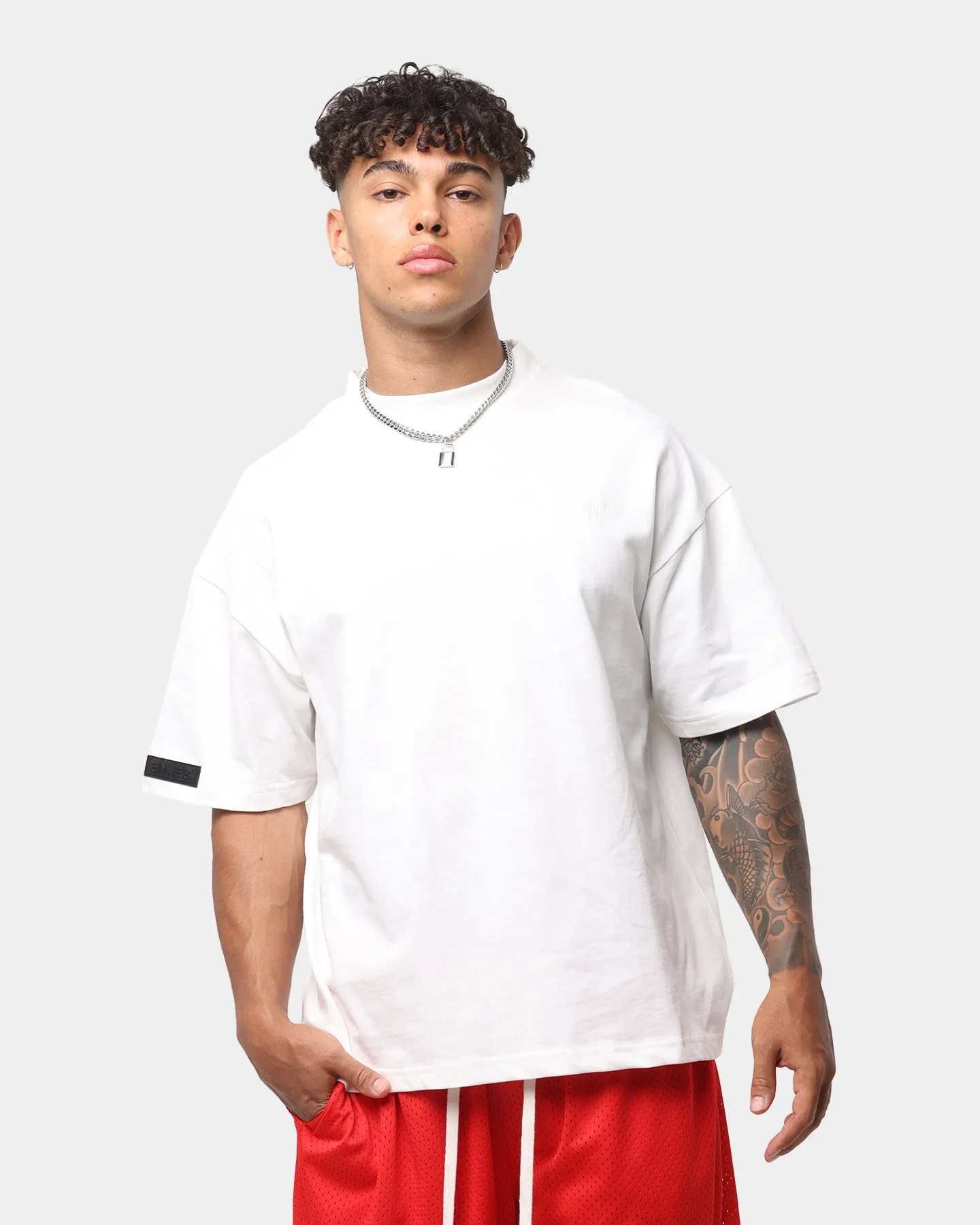 EN ES Origins High Neck T-Shirt Off White