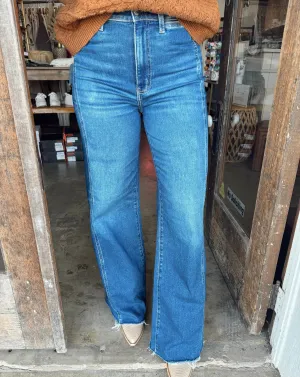 Far Out Wide Leg Jeans - Waterfall