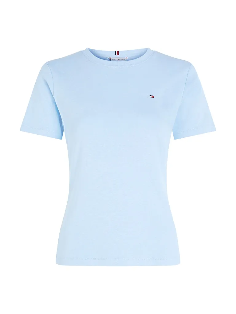 Flag Embroidery Slim Fit T-Shirt