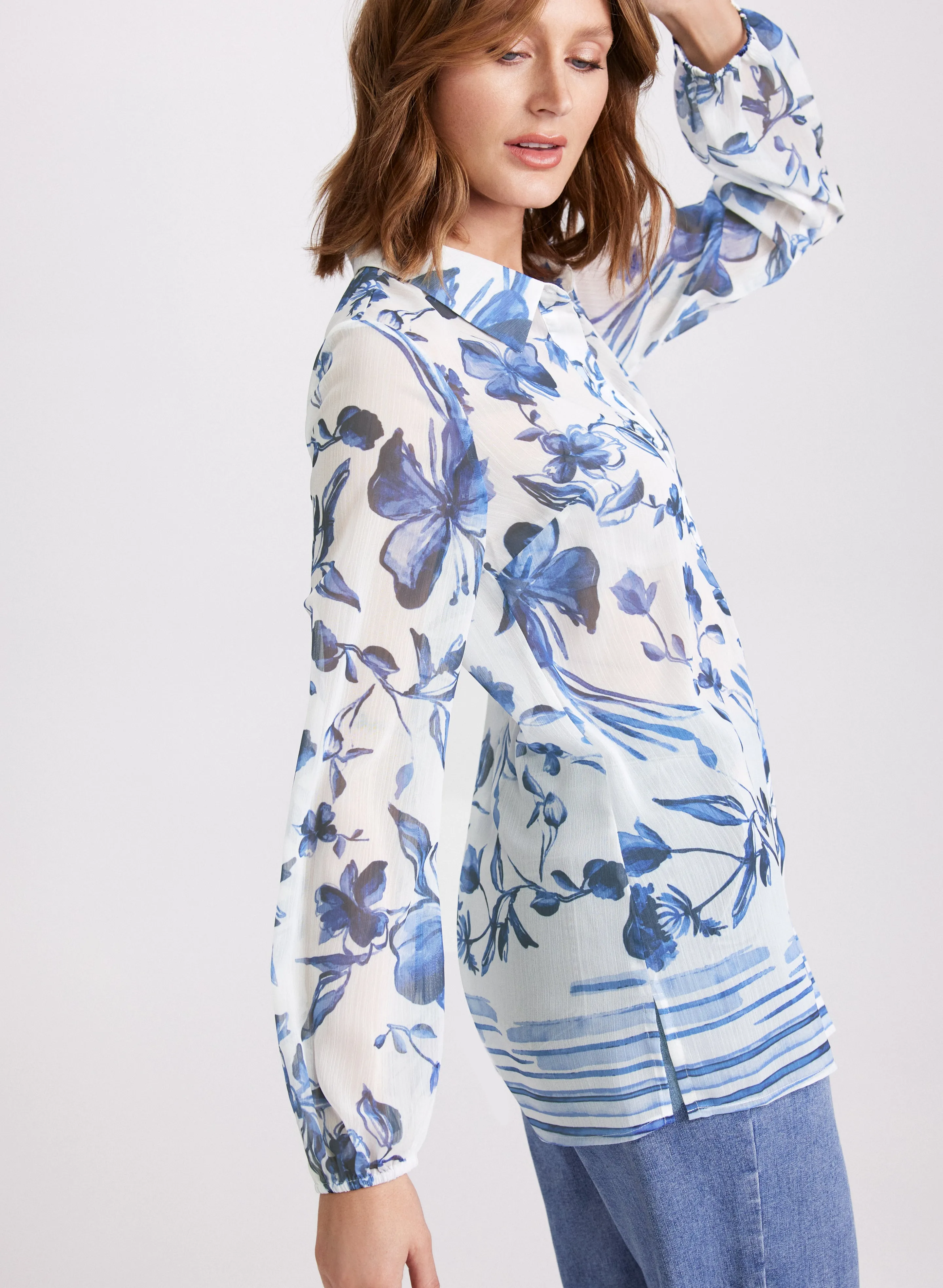 Floral Button Blouse