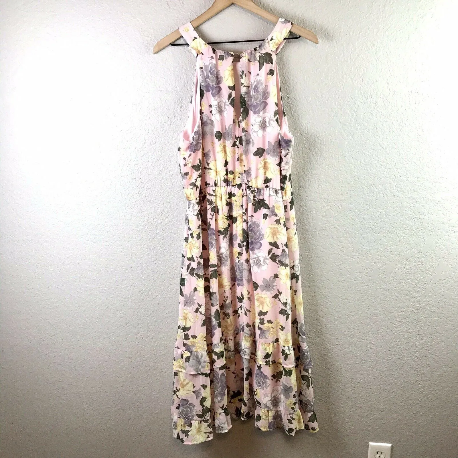 Floral Tiered Midi Dress