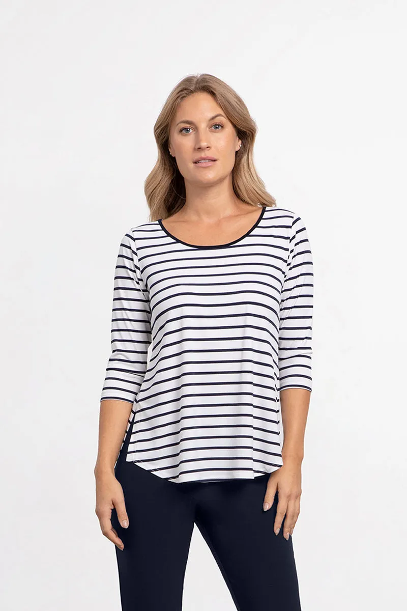 Go To Classic T Relax | Navy Stripe