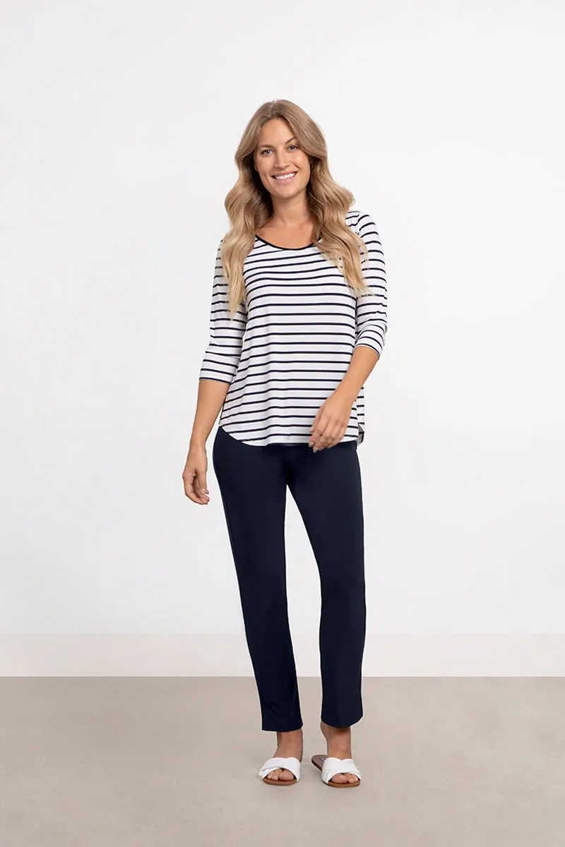 Go To Classic T Relax | Navy Stripe