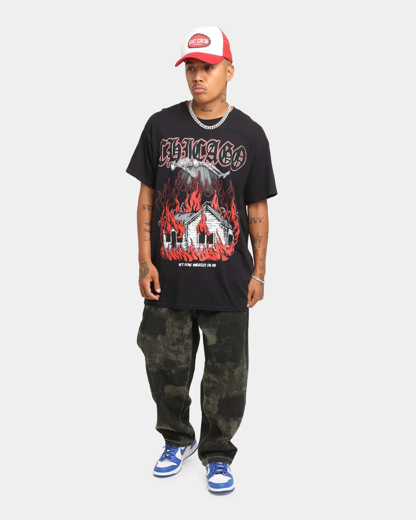 Goat Crew Chicago Vintage T-Shirt Black