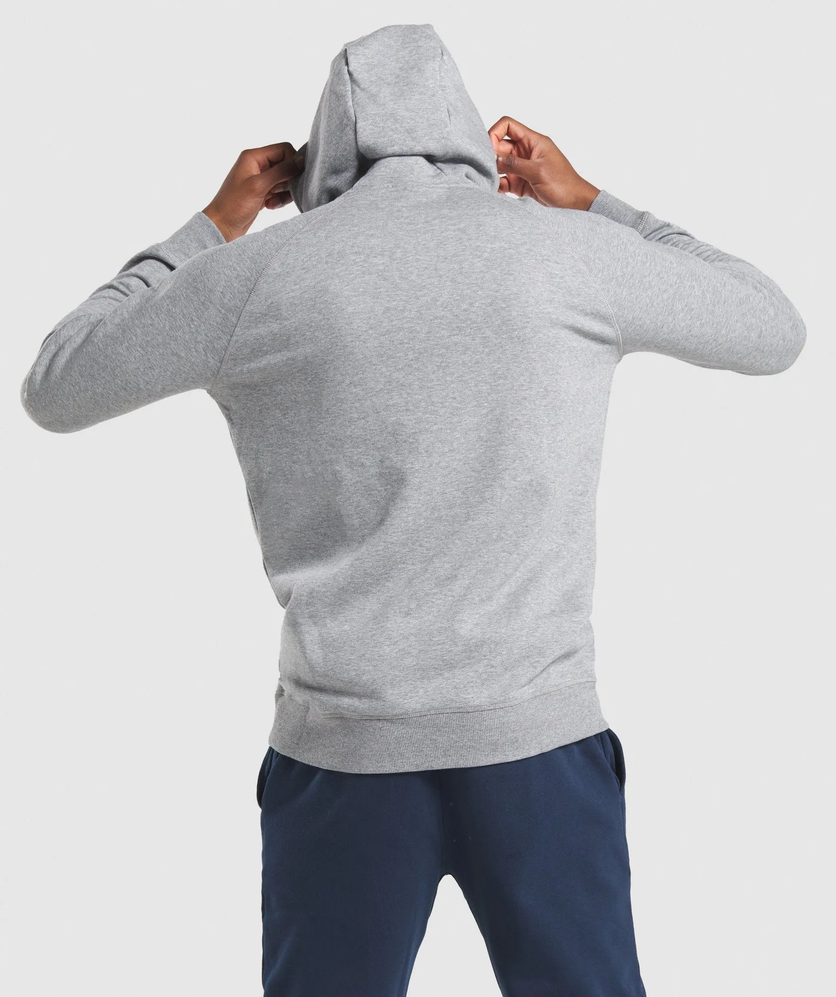 Gymshark Crest Hoodie - Charcoal Marl