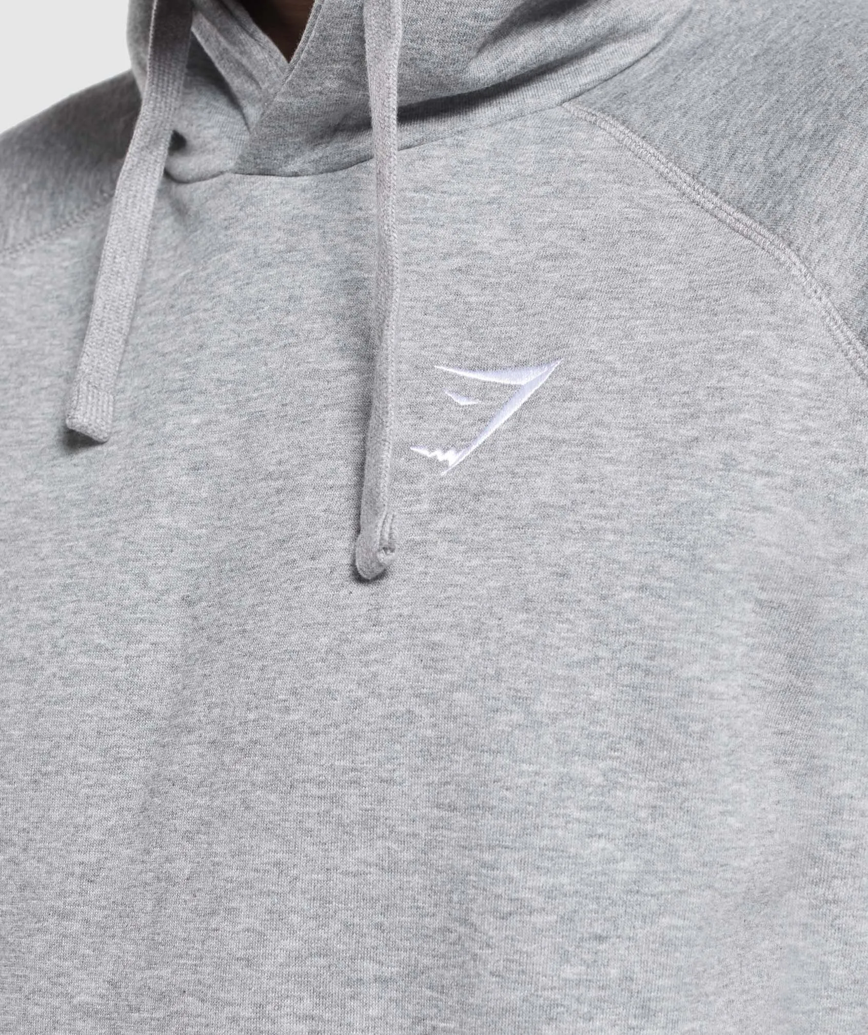 Gymshark Crest Hoodie - Charcoal Marl