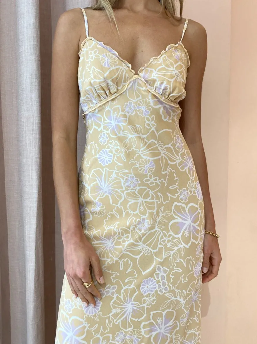 Hansen and Gretel Jasmine Dress in Peach Beach