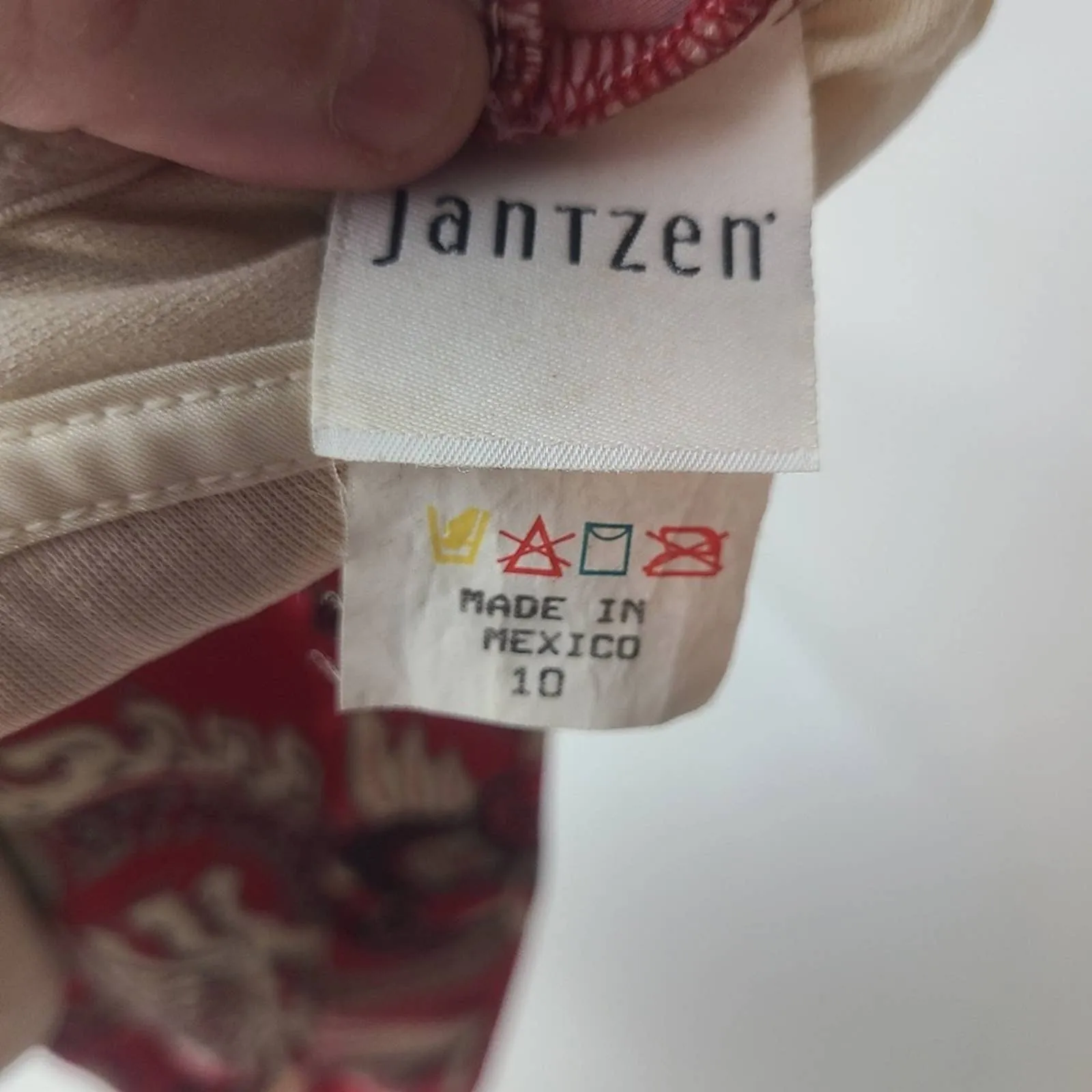 Jantzen Red One Piece Swimsuit
