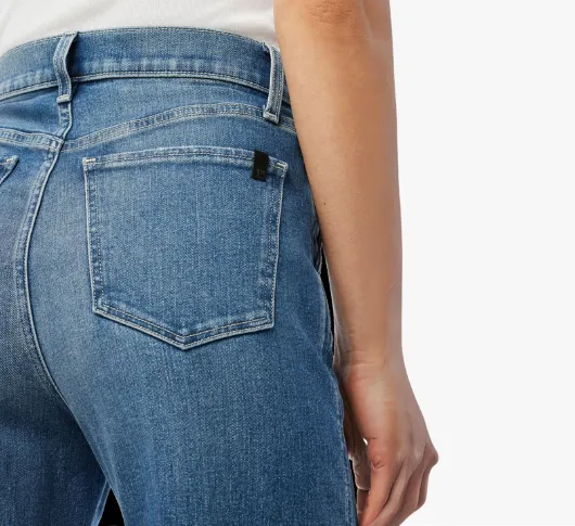 Joe's Jeans - Trixie High Rise Wide Leg Cuffed Trouser in First Bite