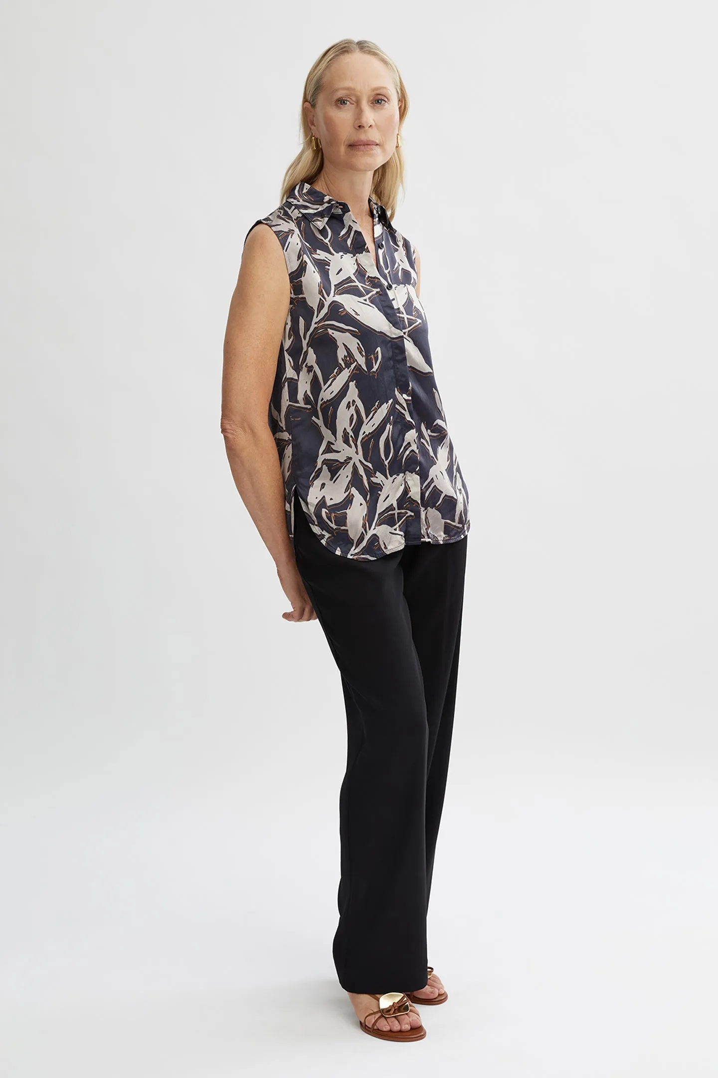Laszlo Sleeveless Print Top