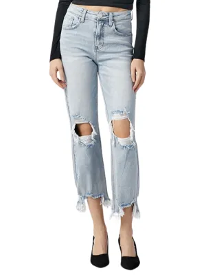 Let me Go High Rise Crop Jeans