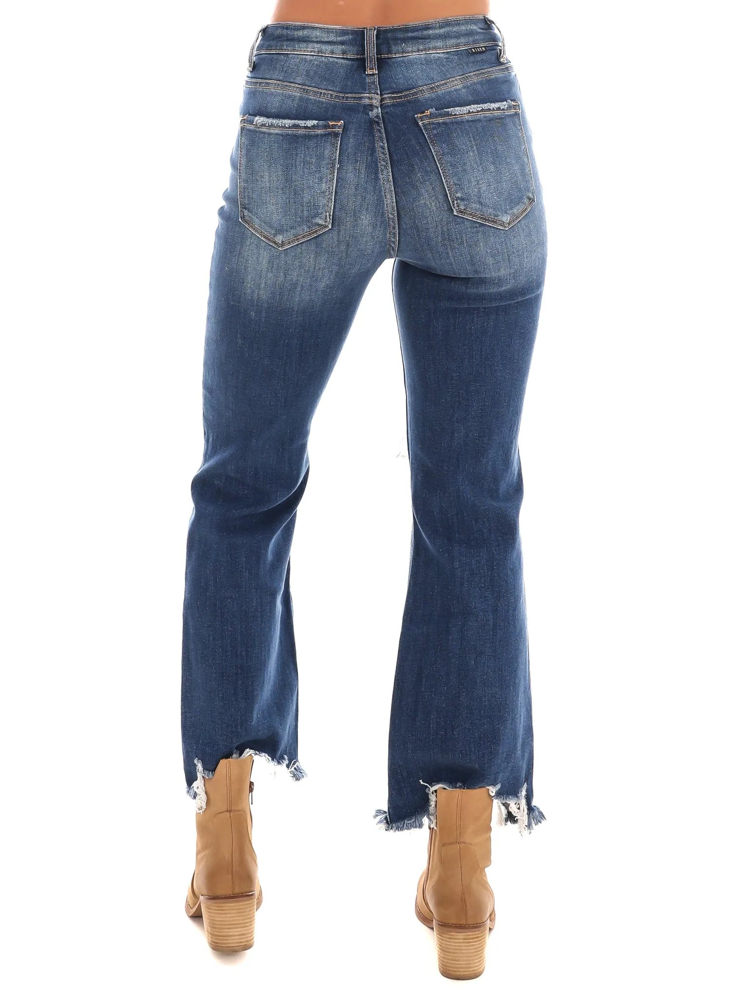 Let me Go High Rise Crop Jeans