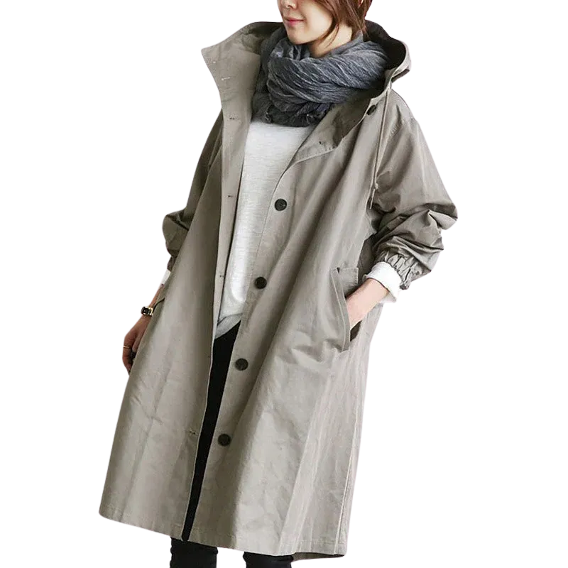 Lila | Stylish Water-Resistant Trench Coat