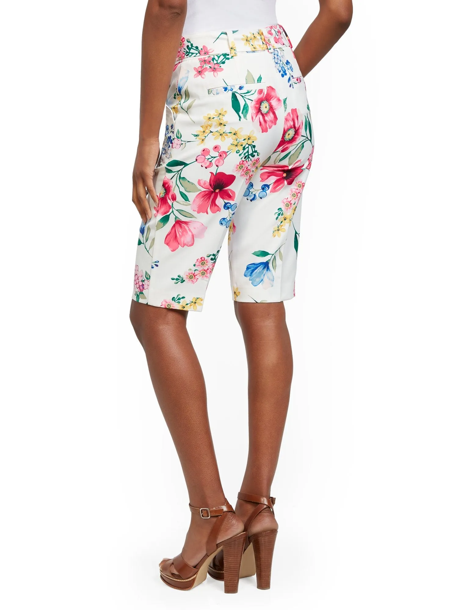 Madie Floral Bermuda Short - 7th Avenue