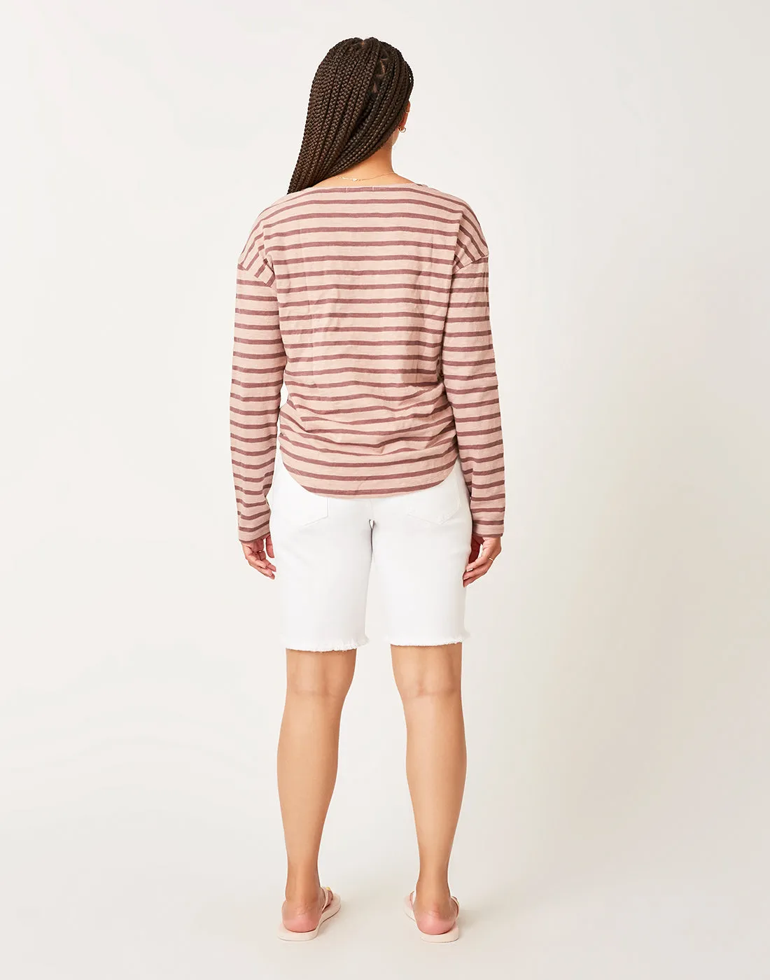 Maui Hi Rise 10" Short: White