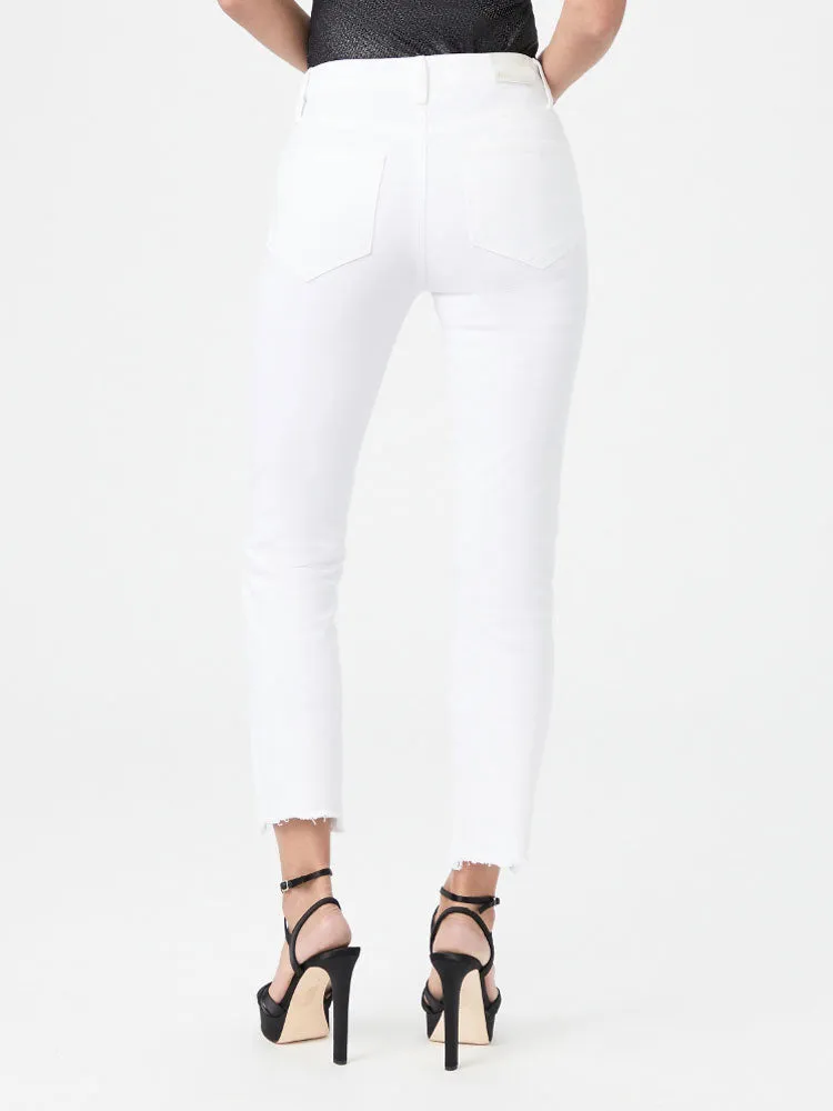 Paige Cindy Jeans White Noise Grand Hem