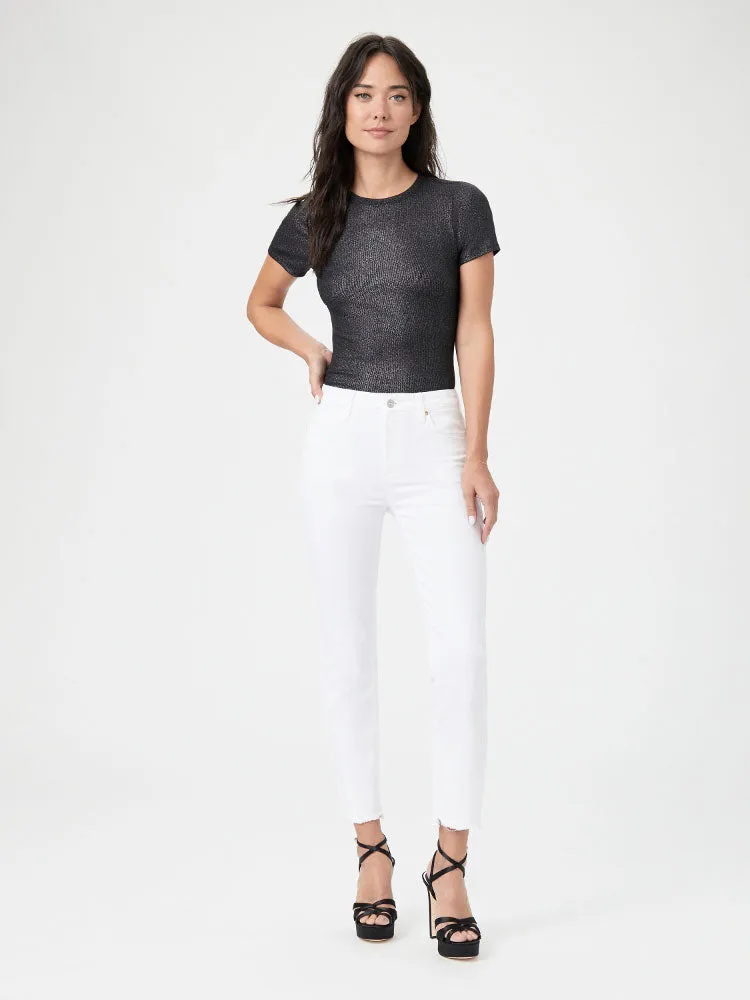 Paige Cindy Jeans White Noise Grand Hem