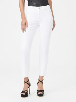 Paige Cindy Jeans White Noise Grand Hem