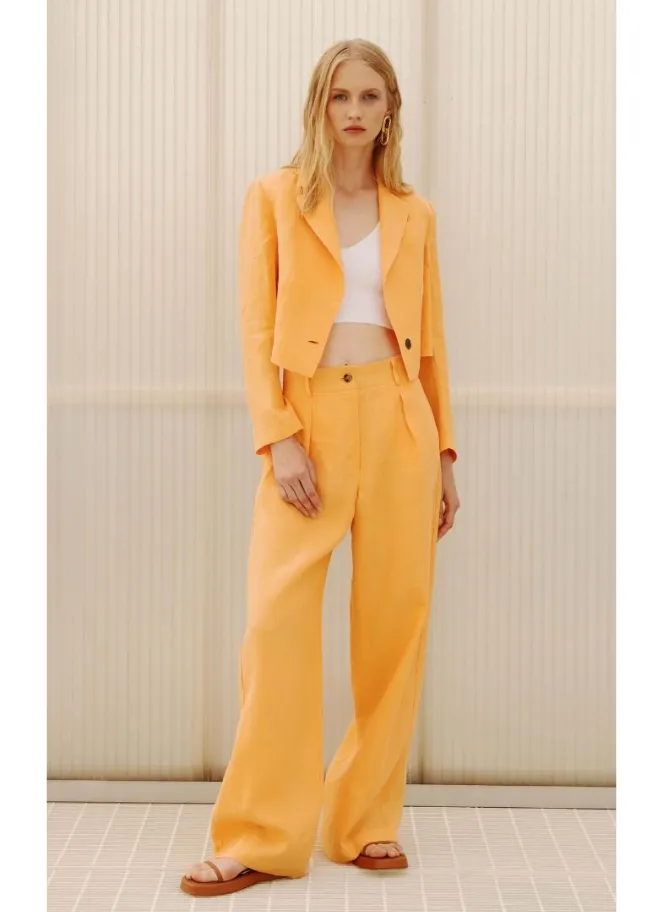 PALAZZO LINEN PANTS by Eufonia