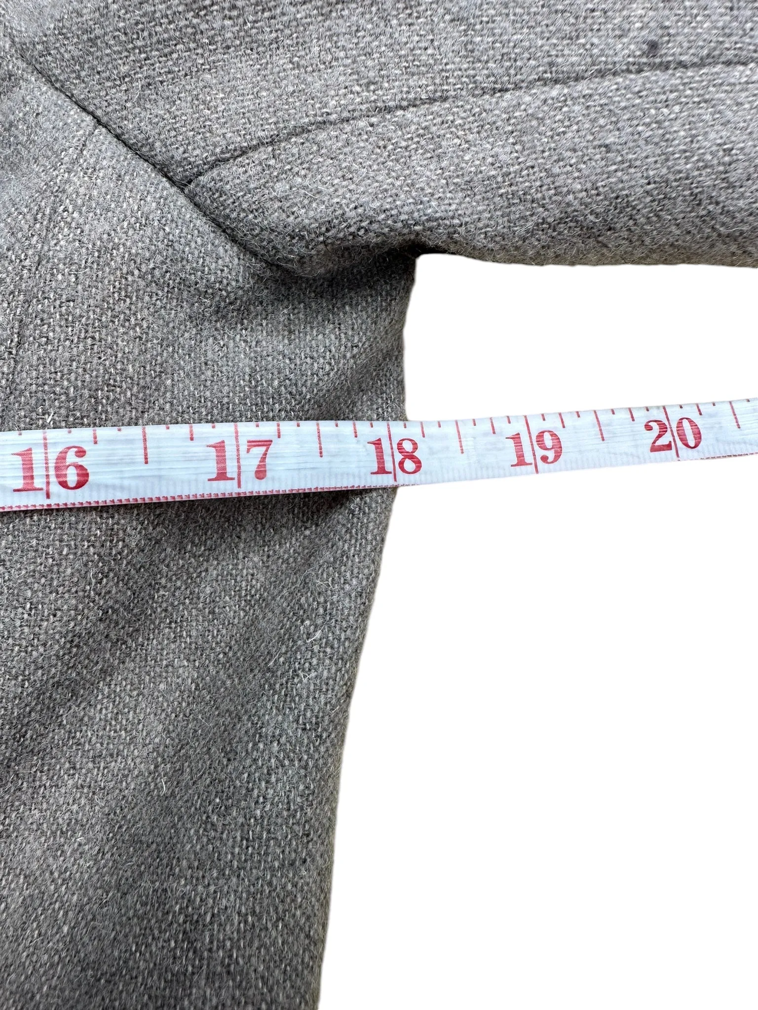 Spanner Cropped Beige Button Up Collard Coat Size 4