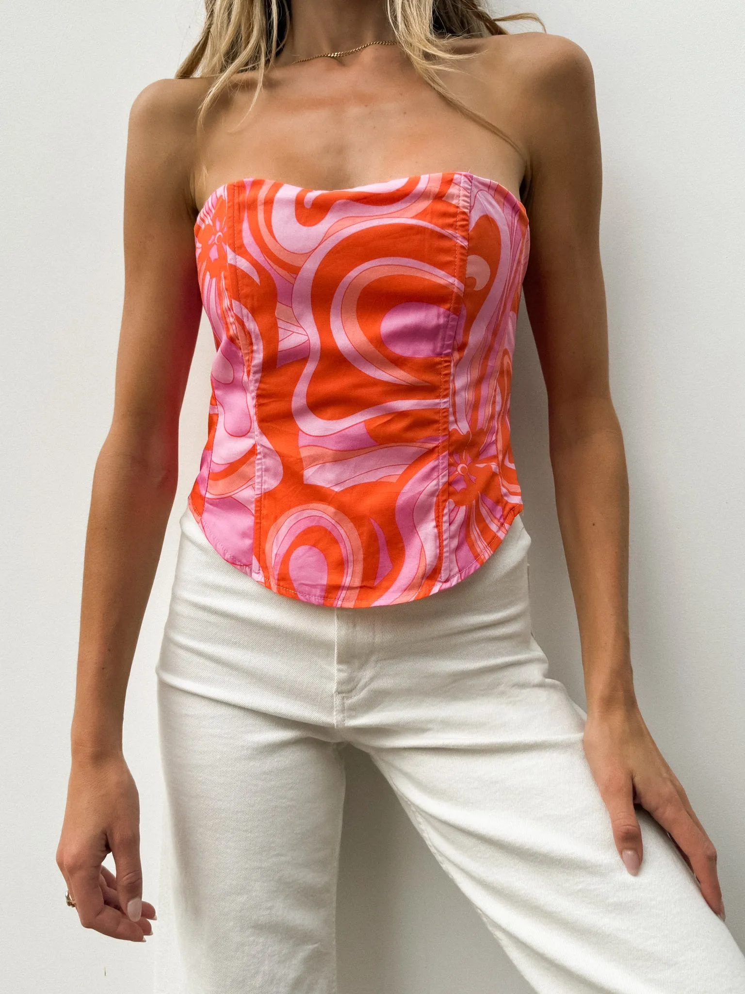 Stay Groovy Corset Top - Final Sale