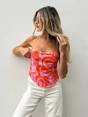 Stay Groovy Corset Top - Final Sale