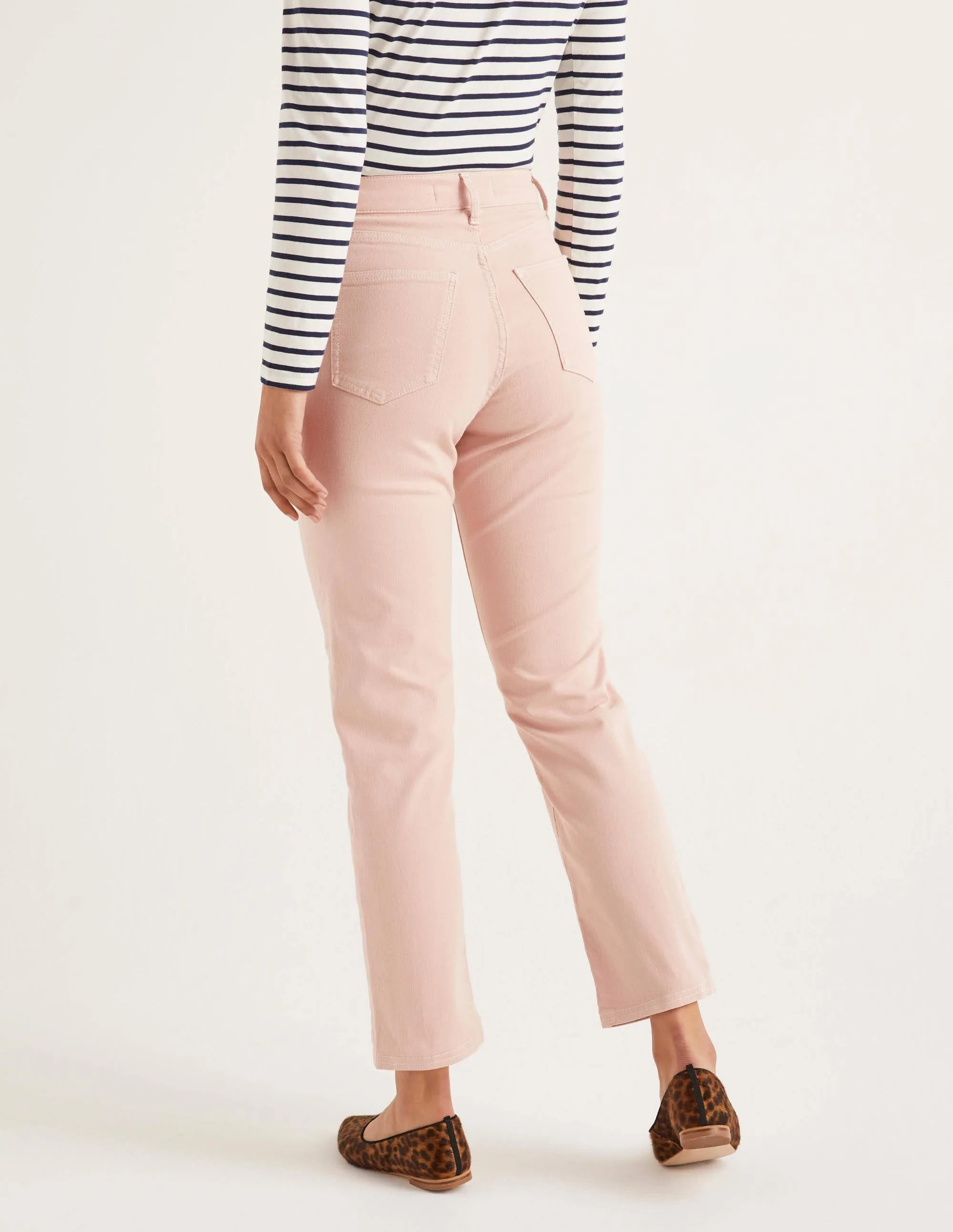 Straight Leg Jeans-Milkshake/Ivory