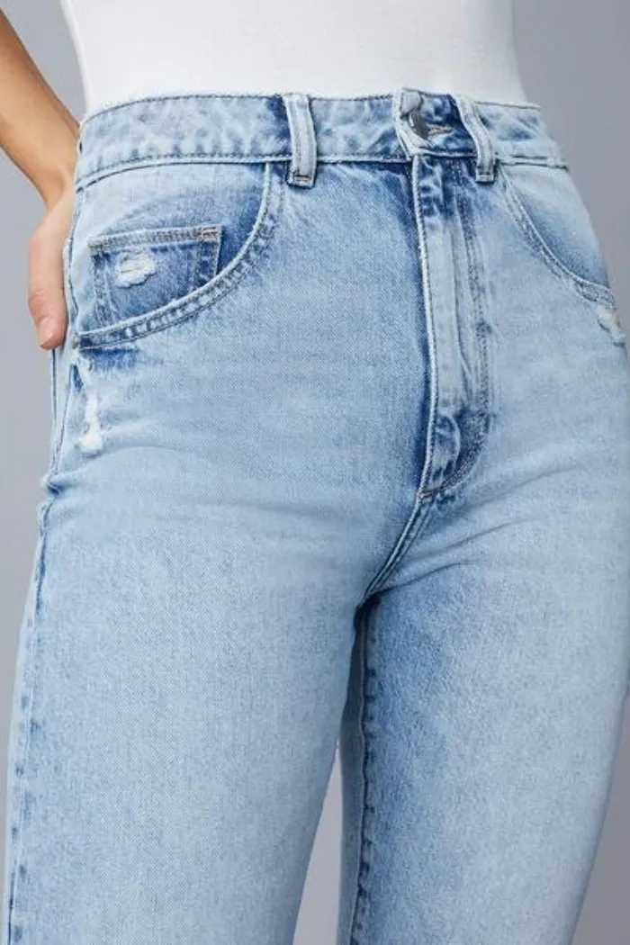 Susie Tapered in Jet Stream Distressed