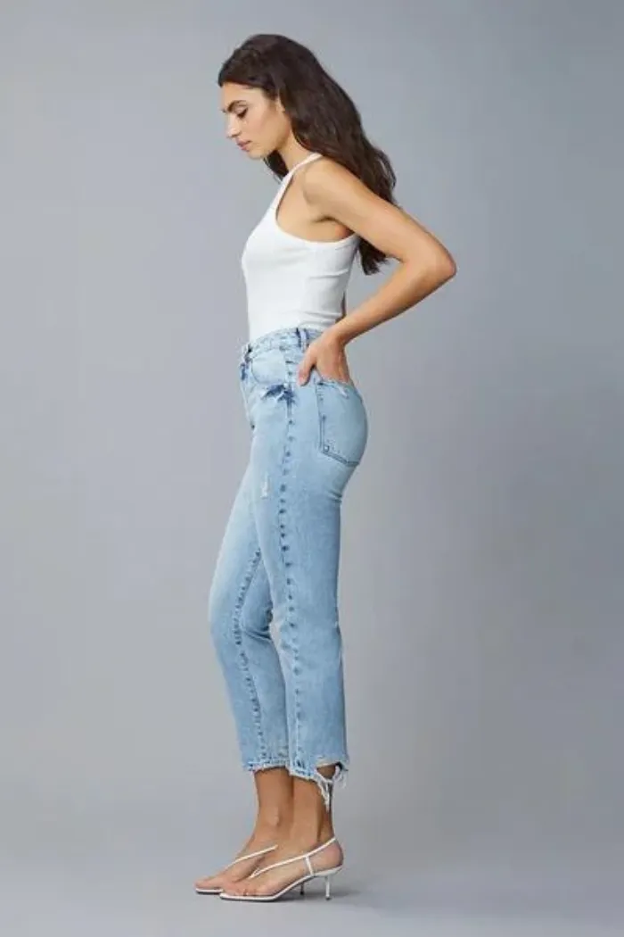 Susie Tapered in Jet Stream Distressed