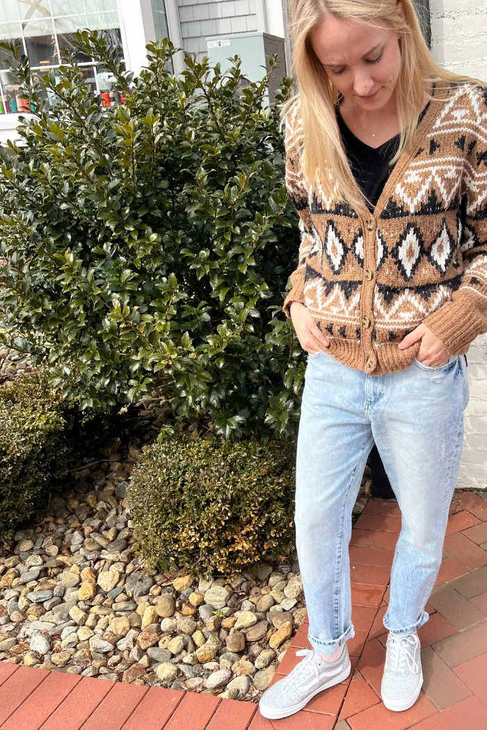 Susie Tapered in Jet Stream Distressed