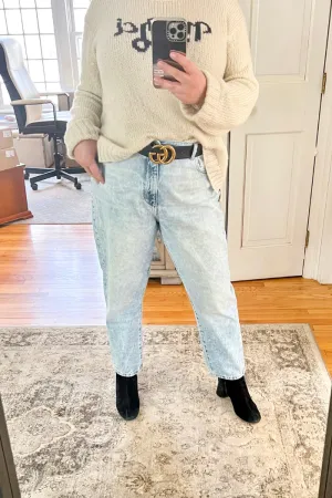 Susie Tapered in Jet Stream Distressed