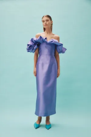 Suzi Off Shoulder Midi Dress