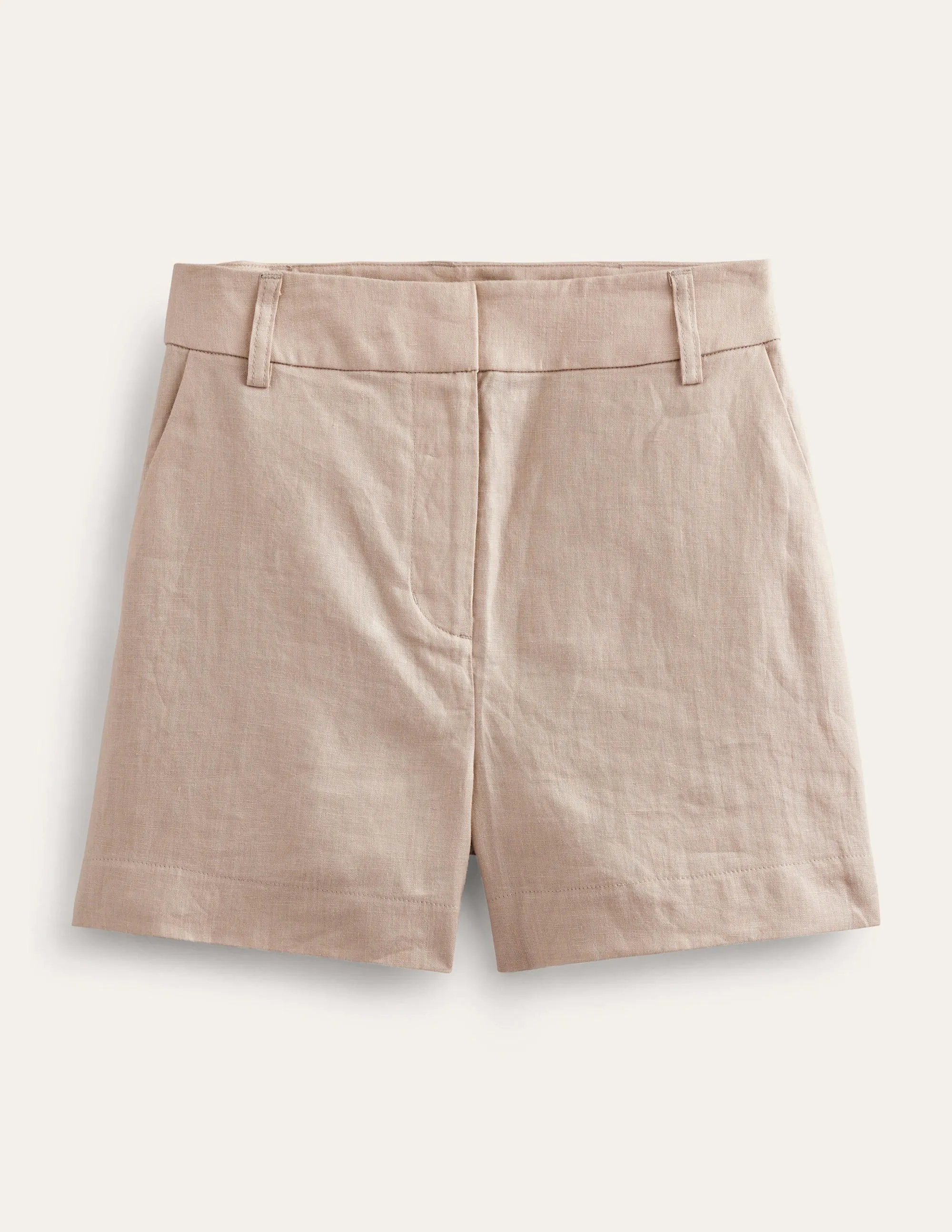 Tailored Linen Shorts-Rope